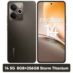 [2025 New] realme 14 5G Smartphone Snapdragon® 6 Gen 4 Chipset 120Hz AMOLED Display 6000mAh Battery 45W Charge NFC Google Play