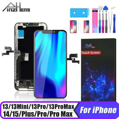 PINZHENG High Quality Screen INCELL LCD OLED For iPhone 14 Pro 15 Plus 13 Pro Max Display For iPhone Replacement With Tools
