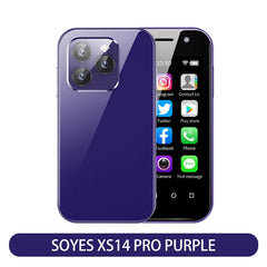 هاتف ذكي صغير SOYES XS14 Pro 4G يعمل بنظام Android 9.0 وذاكرة وصول عشوائي 3 جيجابايت وذاكرة داخلية 64 جيجابايت وبطارية 2600 مللي أمبير في الساعة وخاصية التعرف على الوجه وشاشة 3.0 بوصة وهاتف محمول صغير يدعم WhatsApp وGoogle Phone