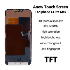 شاشة LCD OLED TFT جديدة لهاتف iPhone 13 Pro Max شاشة لمس ثلاثية الأبعاد 14 Pro Max 14 Plus بديل محول رقمي LCD Incell تم اختباره
