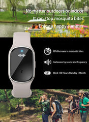 Xiaomi Ultrasonic High-Tech Mosquitoes Repeller Bracelet Wristband Indoor Outdoor 3 Gear Bracelet Anti Mosquitoes Bite Wristband