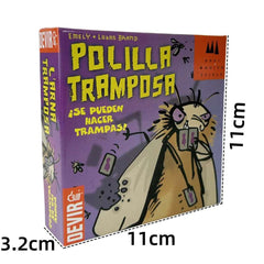 1 PC Mogel Motte Polilla Tramposa Card Game Devir-Game Moth Cheate /Royal Xiaoqiang Cheating Moth Board Deck For Party Playing