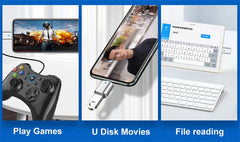USB 3.0 To Type C Adapter  LED OTG To USB C USB-A To Micro USB Type-C Female Connector For HUAWEI Samsung Xiaomi  POCO Adapters