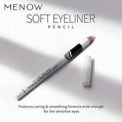Wooden Rod White Inner Eyeliner Pen Eyelid Under Crease Pen Matte White Pen Beauty Eyeliner Easy Coloring