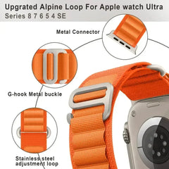 Alpine loop Strap for Apple watch Ultra Band 49mm 45mm 46mm 44mm 41mm 42mm 40mm Nylon bracelet correa series 10 9 8 7 SE 6 5 4 3