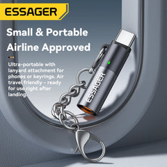 Essager TypeC Mini Cigarette Lighter Tungsten Wire Blowing Safety and Energy Saving Without Charging Can Be Carried On The Plane