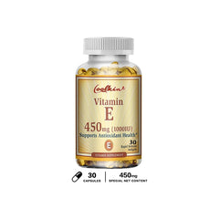 Vitamin E Capsules 450mg - Anti Aging Anti-Wrinkle Firming Skin, Facial Treatment
