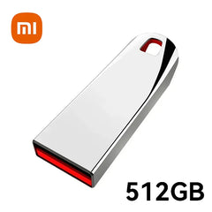 محرك أقراص فلاش معدني Xiaomi بسعة 2 تيرابايت مقاوم للماء USB 3.2 عالي السرعة لنقل البيانات مقاوم للماء 1 تيرابايت 512 جيجابايت 256 جيجابايت محرك أقراص فلاش USB محمول