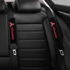 2Pcs/Set Car Styling Seat Belt Pad For Mitsubishi Lancer Asx Outlander Pajero l200 Galant Seat belt Cover Car Accessories