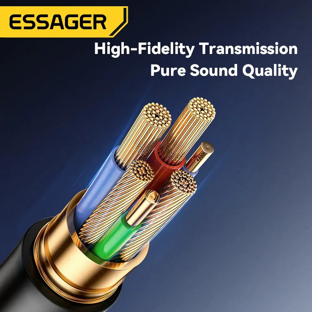 Essager USB Bluetooth Aux Adapter Dongle USB To 3.5mm Jack Audio Wireless Handsfree Kit For Car Stereo Receiver USB Transmitter