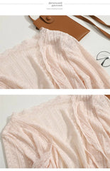 كارديجان دانتيل مفتوح من Sweet Lace للنساء، ملابس صيفية جديدة مع حزام، غطاء صغير، ملابس حماية من الشمس ومكيفات الهواء