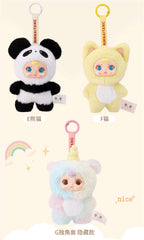 2025 New Cute Milk Candy Keychain Mysterious Blind Box Car Key Decoration Backpack Pendant Doll Small Gift Wholesale
