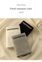 3PCS/set Color Panties Cotton Women Comfortable High-waist Underwear Soft Lingerie Breathable Female Panty Fitness Sports Briefs