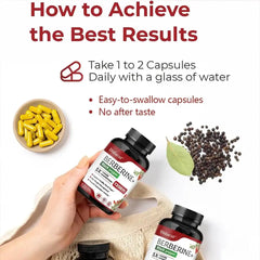Berberine Supplement 1200 Mg Per Serving - Highly Absorbed, Heart Health, Weight Management, Antioxidant