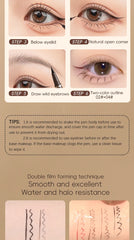 Smooth Very Fine Eyeliner Pen Longacting Quickdrying Waterproof Eyeliner Pen Suitable For Beginners Girls Holiday Gifts