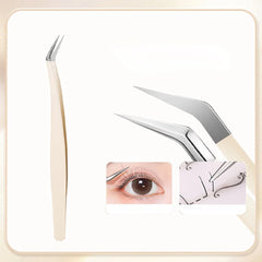 High Quality Latest  Stainless Steel Eyelash Extensions Tweezers Rose Gold color All Color Customized Eyelash Tweezers