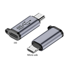 محول موصل Type C أنثى إلى Mini USB/Type C أنثى إلى Micro USB/Micro USB أنثى إلى Type C/Micro USB أنثى إلى Mini USB
