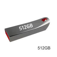 محرك أقراص فلاش معدني USB 3.2 عالي السرعة بسعة 2 تيرابايت، محرك أقراص USB محمول مقاوم للماء بسعة 1 تيرابايت، محرك أقراص فلاش USB محدث جديد