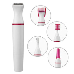5 In 1 Set Women Epilator Female Eyebrow Trimmer Lady Shaver Hair Removal Shaver Machine Face Depilador Bikini Depilatory Tool