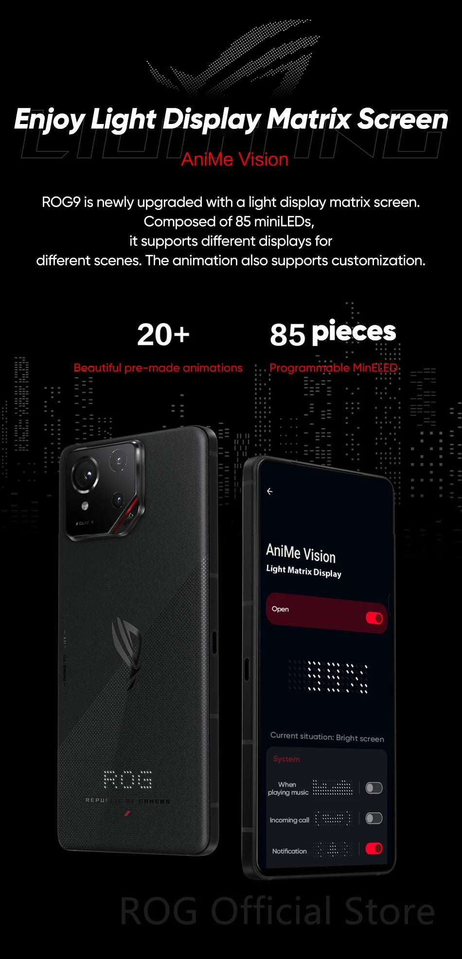 World Premiere ASUS ROG Phone 9 Pro Smartphone Snapdragon 8 Elite 6.78‘’ 185Hz AMOLED Display  5800mAh NFC Mobile Phone