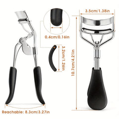 7/15pcs Eyelash Curler Set With Replacement Pads For Women Eyelashes Curling Tweezers Clips Lash Mascara Wands Brush Makeup Tool