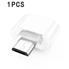 1/5PCS Micro Male To USB-A 2.0 Female Mini OTG  Data Connector Converter Cable Adapter For Tablet PC Android Mobile Phone Plug