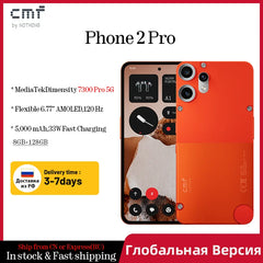 CMF Phone 2 Pro Global Version MediaTek Dimensity 7300 Pro 5G 5000 mAh 6.77 AMOLED 120Hz Main Camera 50MP 33W