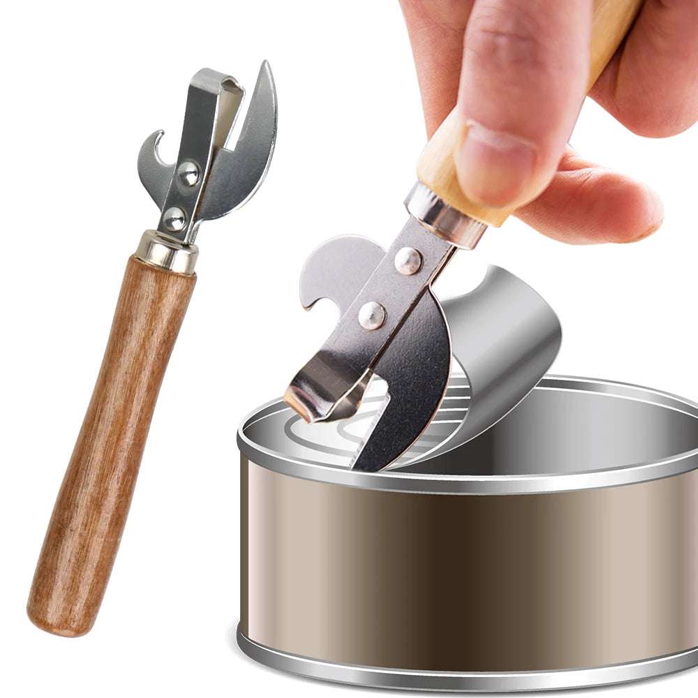 Can Opener For Jars Canisters Multifunctional Gadgets Manual Lid Remover Bottle Opener Kitchen Accessories