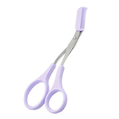 1PCS Eyebrow Trimmer Scissor,2024 New Stainless Steel Eyebrow Scissors with Comb,Portable Non Slip Professional Eyebrow Trimmer