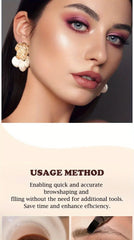 1 PC 3D Eyebrow Gel Dyeing Cream with Brush Long-lasting Air-cushion Dye Brows Tint Long-lasting Natural Makeup Eyebrow Enhancer