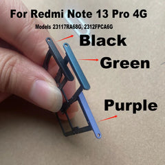 جديد لهاتف Xiaomi Redmi Note 13 Pro 4G 5G حامل فتحة بطاقة SIM مقبس محول موصل قطع غيار إصلاح
