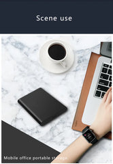 محرك أقراص صلبة خارجي محمول عالي السرعة SSD بسعة 1 تيرابايت، محرك أقراص صلبة صغير بسعة 1 تيرابايت لأجهزة الكمبيوتر المحمولة/الكمبيوتر الشخصي/الآيباد