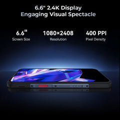 Oukitel WP35 PRO Rugged Smartphone 5G 11000mAh 36GB+512GB, 6.6" 2.4K Display Andiron 14, 64 MP, NFC Cell Phone