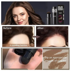 1pcs Pro Hairline Enhancer Stick Waterproof Sweat-Resistant Hair Filling Powder for Thinning Hair Hair Shadow Shading Sponge Pen