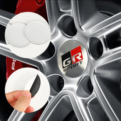 56mm Car Aluminum Logo Wheel Center Hub Cap Badge Sticker Accessories For Toyota Prado Aqua Hilux Prius Rav4 Camry TRD Venza GR