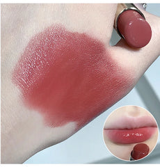 أحمر شفاه حريري لامع من Gege Bear Pump Lips Moisture Water Bomb مريح للغاية لامع غير لاصق في كوب مرطب للشفاه