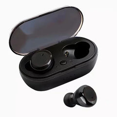 سماعات أذن لاسلكية Y50 TWS Fone Bluetooth مع تحكم باللمس وسماعة رأس لاسلكية مزودة بميكروفون وسماعات أذن بلوتوث