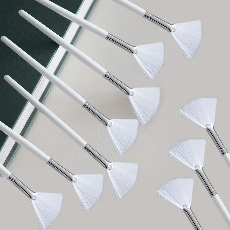 DIY Face Mask Brush Set Soft Applicator Brushes Makeup Tools Includes Soft Fan Facial Brushes Acid Applicator Brush