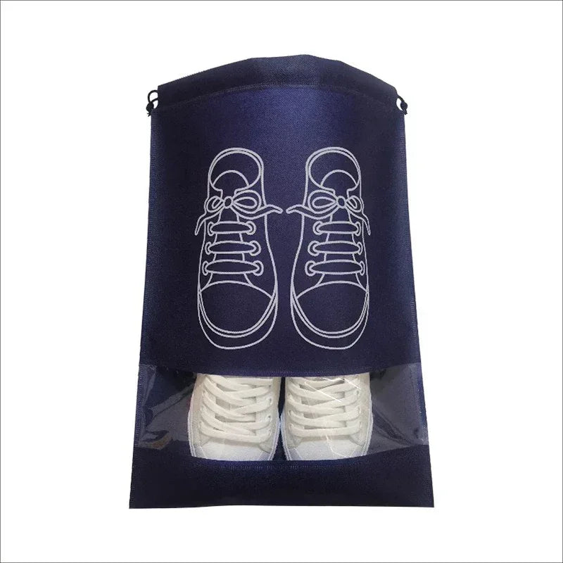 10/5pcs Shoes Storage Bags Closet Organizer Non-woven Travel Portable Bag Waterproof Pocket Clothing Classified Hanging Bag 2025 - Mumzar