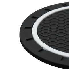 1/2Pcs Car Coaster Water Cup Slot Non-Slip Mat Pad For Mitsubishi Lancer 10 9 EX Outlander 3 ASX L200 Competition Car Styling