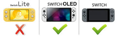 For Nintendo Switch / Switch OLED Console Portable Storage Bag Game Theme for Waterproof Hard Carrying Case with 10 Card Slots
