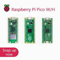 لوحة تطوير Raspberry Pi Pico W الأصلية مع WiFi لاسلكي، Pico أو Pico H مع رأس دبوس، تدعم MciroPython/C++