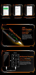 Blackview OSCAL Marine 2 Rugged Phone 8GB RAM 256GB Smartphone AI 11000mAh Battery 6.56 " HD+Display Unisoc T61 Android 15 NFC
