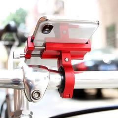 Bicycle Universal Phone Holder Mount Mobile Cell GPS Metal Riding MTB Motorcycle Stand Bracket Bike Moto Handlebar Antislip Clip
