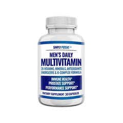 Daily Multivitamin for Men, for Prostate Energy Concentration Metabolism Immunity Vitamins: A C D E (B1 B2 B3 B5 B6 B7 B9 B12)