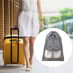 5/10PCS Shoes Storage Organizer Bags Non-Woven Shoe Dust Bags Portable Travel Shoe Bag Shoes Storage Packing Pouch Organizers