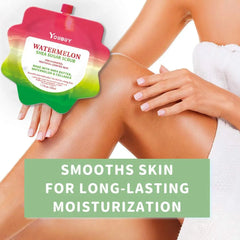 Watermelon Cool Scrub Cream Clean Exfoliating Scrub Flavored Cream Refreshing Frosted Cream Watermelon Scrub Fruit Moisturi O8S2