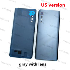 Back Glass G9 Replacement For LG Velvet G9 4G G910 5G G900 Battery Cover Rear Door Lid Panel Housing Case Camera Lens Sticker