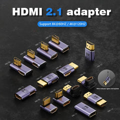 محول كابل HDMI 2.1 من UGOURD، محول من mini micro hdmi إلى HDMI 2.1 بسرعة 48 جيجابت في الثانية، 8K60HZ، 4K120HZ، لأجهزة العرض عالية الدقة، PS4، PS5، الكمبيوتر المحمول، الكمبيوتر الشخصي