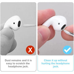 مجموعة تنظيف لسماعات الأذن بلوتوث Airpods Pro 1 2 3، قلم تنظيف حافظة سماعات الأذن، أدوات فرشاة لأجهزة Samsung Xiaomi Huawei Airdots